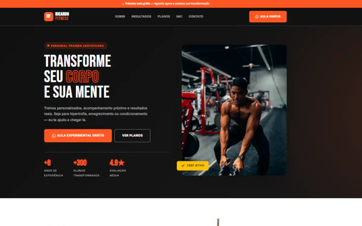 Ricardo Fitness — Personal Trainer